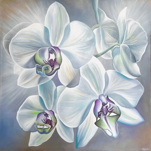 Light, Purity and Unknown by Katya Rozz, 油畫 for Sale on Singulart