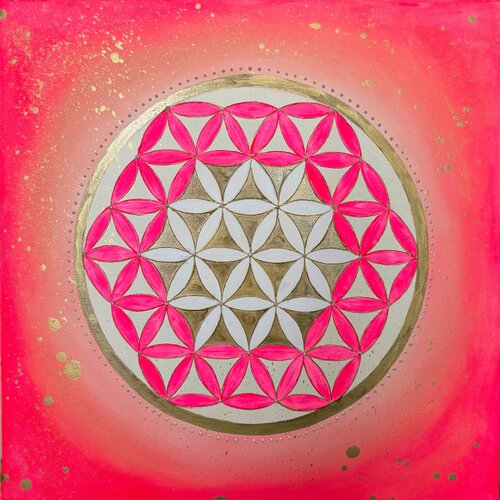 Flower of Life by Katya Rozz, 油畫 for Sale on Singulart