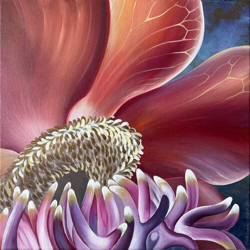 Night Bloom by Katya Rozz, 油畫 for Sale on Singulart