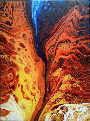Lava di Dennis Bätz, Pittura in vendita su Singulart