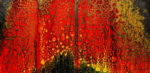 Eruption 2 di Dennis Bätz, Pittura in vendita su Singulart