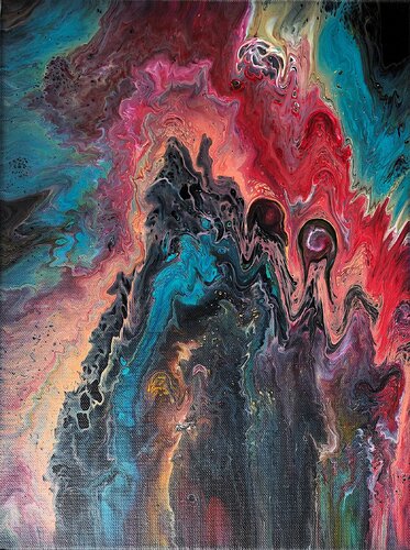 House of the witch, Nr. 202024 di Dennis Bätz, Pittura in vendita su Singulart