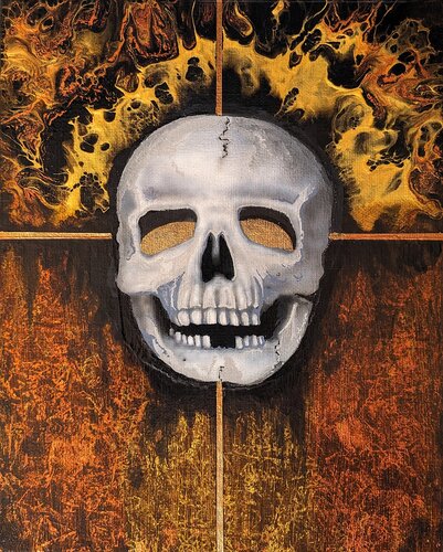 Memento Mori, Nr. 2026147 by Dennis Bätz, Painting for Sale on Singulart