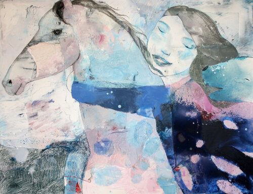 potro y Gael de Cristina Perelló, Pintura a la venta en Singulart