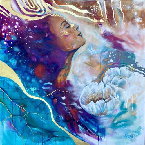 The Source is within you van Zuzana Freyja, Schilderij te koop op Singulart