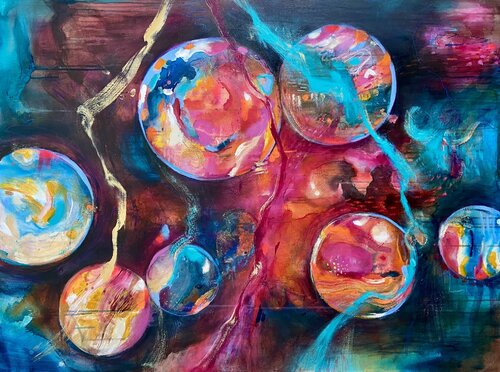 Dancing in the Moonlight von Zuzana Freyja, Malerei kaufen auf Singulart