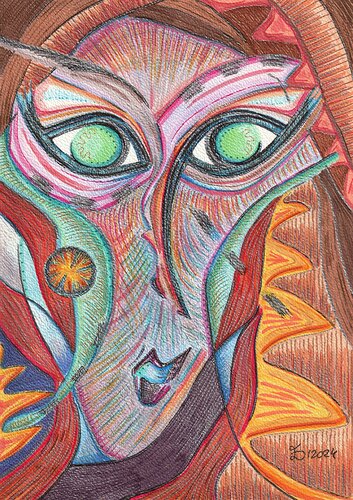 The Midday Face von Ewa Dura, Malerei kaufen auf Singulart
