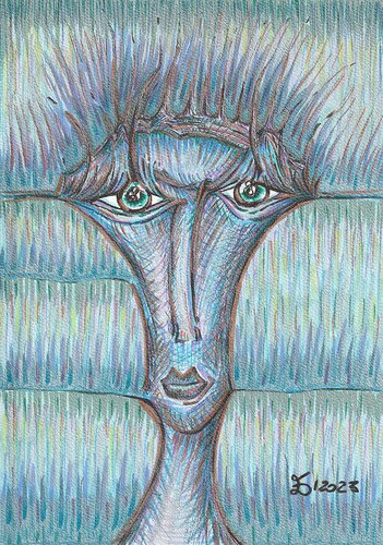 The Thinker von Ewa Dura, Malerei kaufen auf Singulart