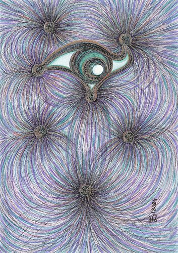 The Eye - Superior von Ewa Dura, Malerei kaufen auf Singulart