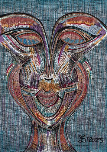 The Face I von Ewa Dura, Malerei kaufen auf Singulart