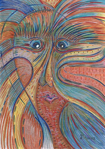 The Face Scene I von Ewa Dura, Malerei kaufen auf Singulart