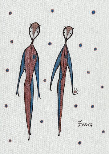 They di Ewa Dura, Disegno in vendita su Singulart