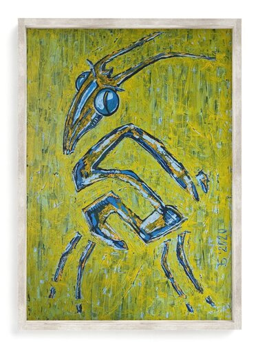 The Elements. Earth. Goat. van Ewa Dura, Schilderij te koop op Singulart