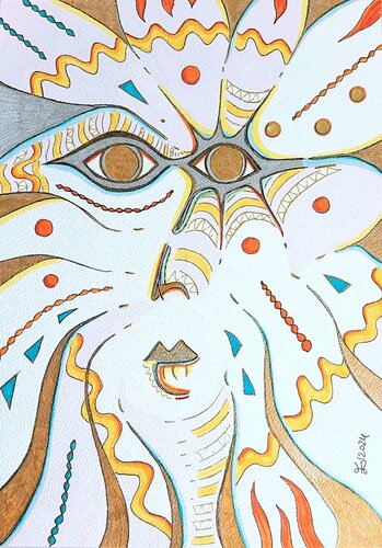 Sun Around... von Ewa Dura, Zeichnungen kaufen auf Singulart