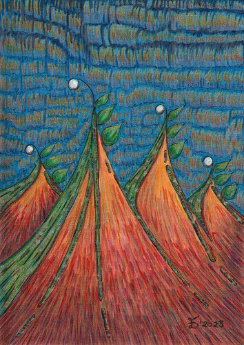 Spring. Seasons. von Ewa Dura, Malerei kaufen auf Singulart