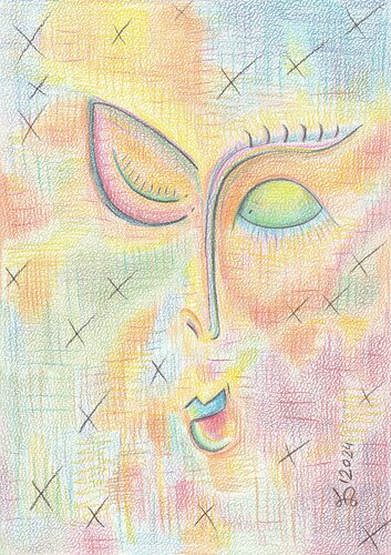 Just sleep... di Ewa Dura, Disegno in vendita su Singulart
