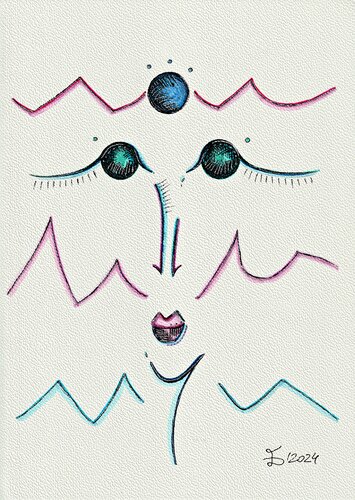 Lifelines par Ewa Dura, Dessin en vente sur Singulart