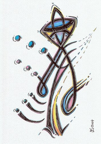 Magician I de Ewa Dura, Dibujo a la venta en Singulart