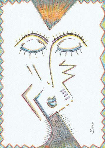 Magician III par Ewa Dura, Dessin en vente sur Singulart