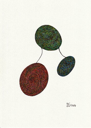 Sans titre N° 01:2024 van Ewa Dura, Tekening te koop op Singulart