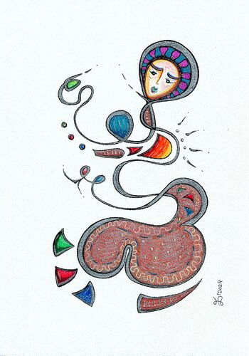 The Dream II di Ewa Dura, Disegno in vendita su Singulart