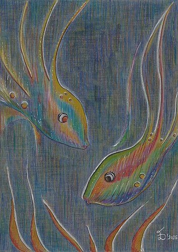 The Water Tales I van Ewa Dura, Tekening te koop op Singulart