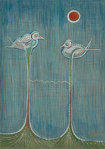 The Birds - The Clouds di Ewa Dura, Disegno in vendita su Singulart