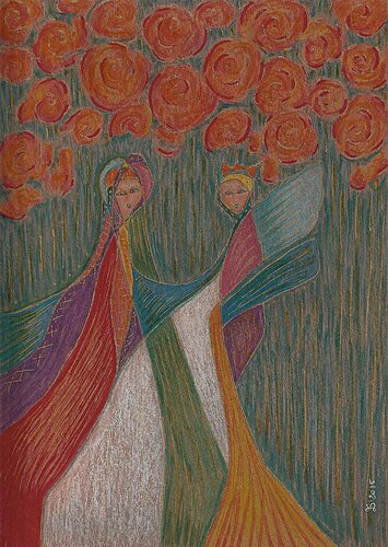 Thumbelina. Fulfilment von Ewa Dura, Zeichnungen kaufen auf Singulart