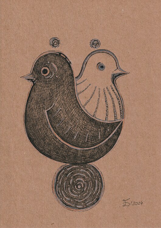 Birds on a wheel Ewa Dura