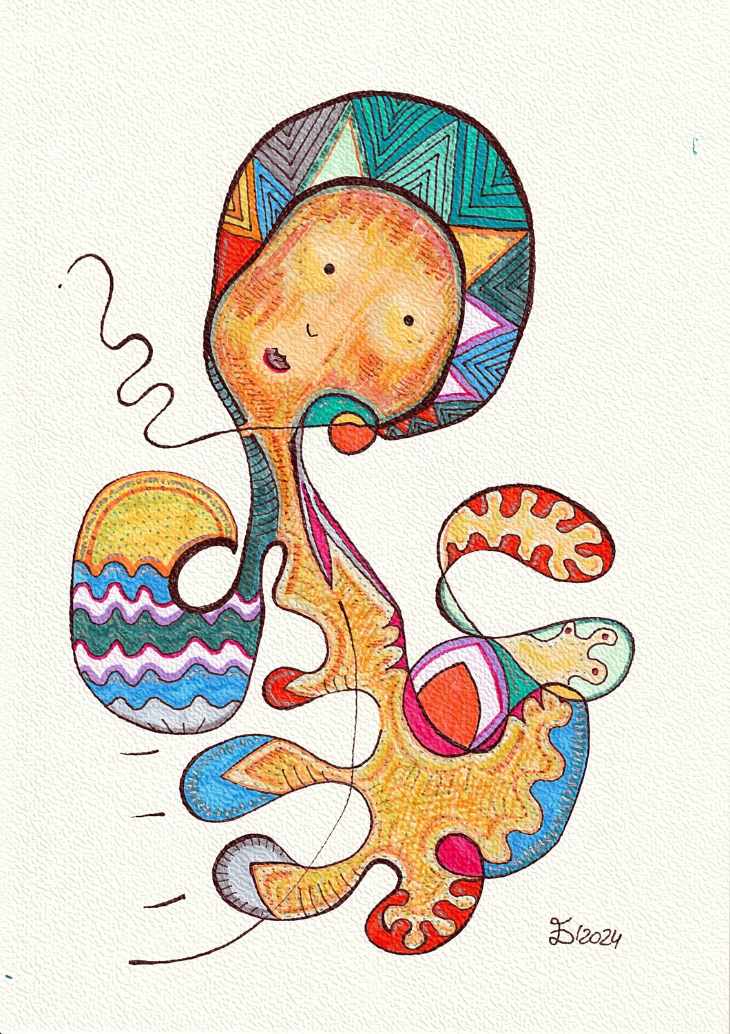 Octomo. Fantastic creatures series. Ewa Dura