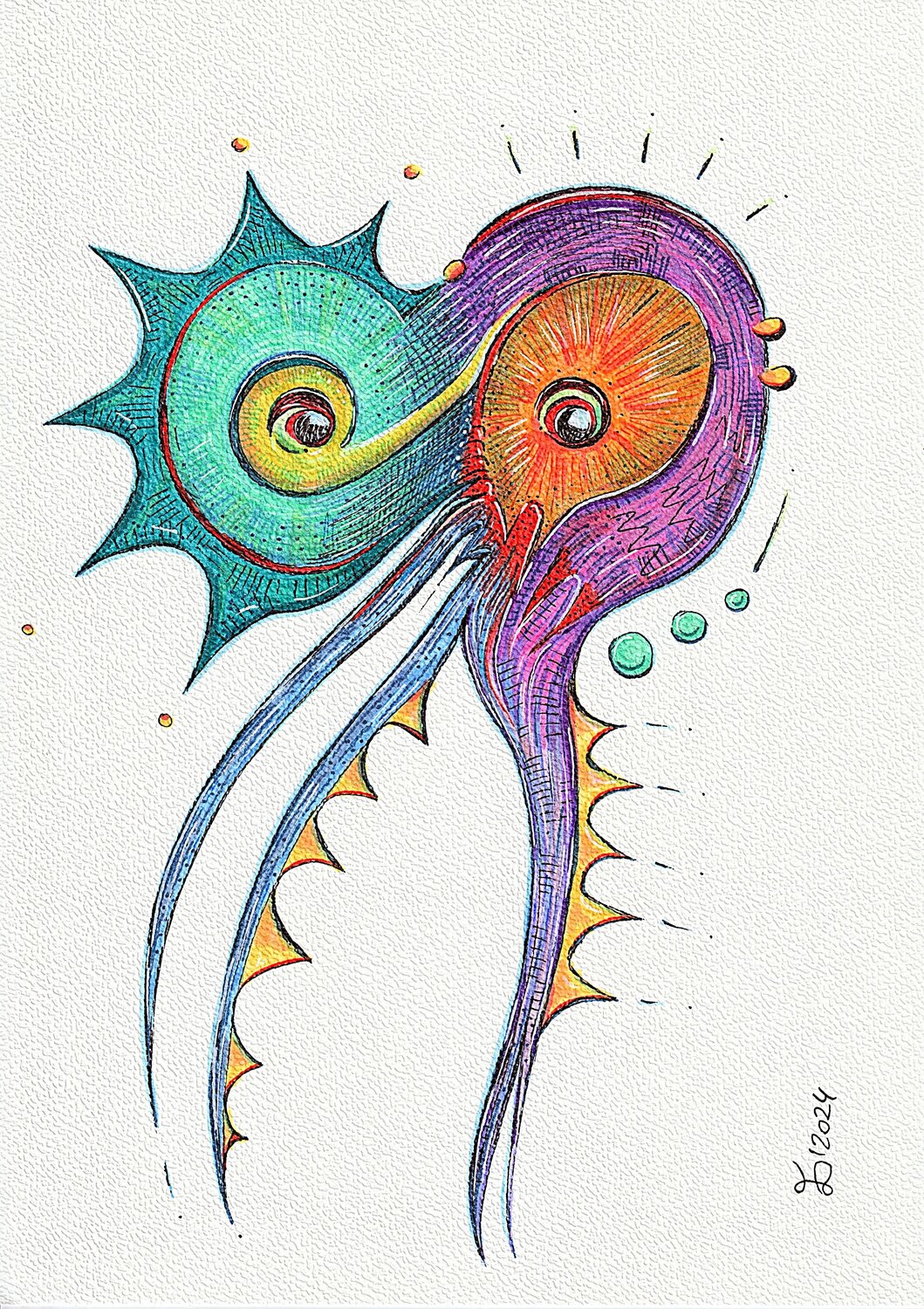 Octomo II. Fantastic creatures series. Ewa Dura