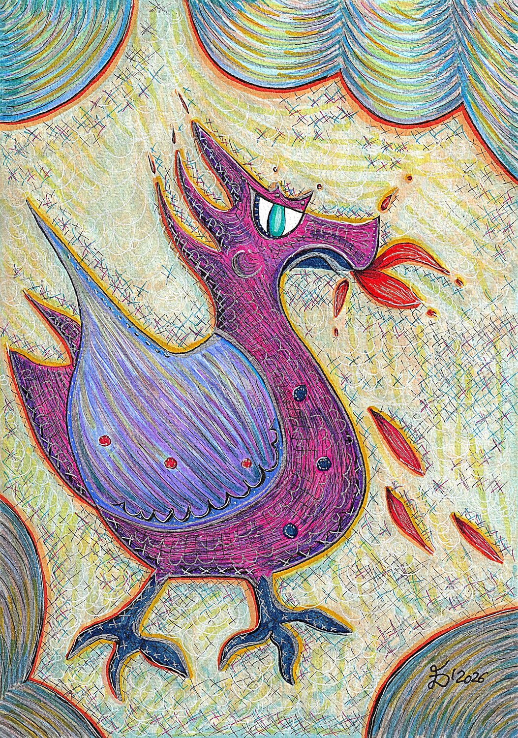 Draco. Fantastic creatures series. Ewa Dura