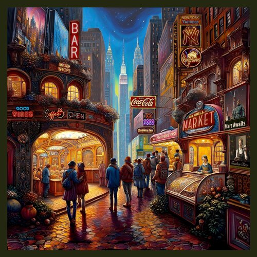 Matrix Street by Leo Bellana  (pseudonym), 인쇄 for Sale on Singulart