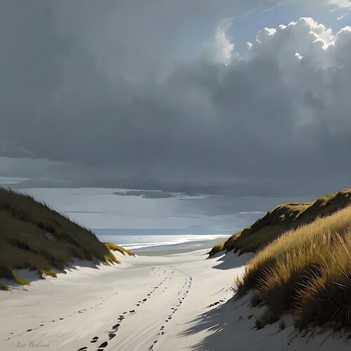 Dunes by Leo Bellana  (pseudonym), Print for Sale on Singulart