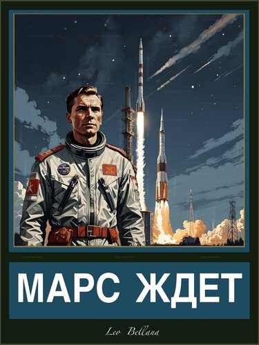 MARS AWAITS. (Russian) by Leo Bellana  (pseudonym), 디지털 for Sale on Singulart