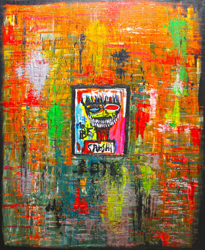 "One Bitcoin" N°1 van 0xec6d0, Schilderij te koop op Singulart