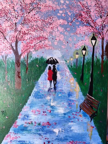 Camminando con te van Melissa Gazzola, Schilderij te koop op Singulart