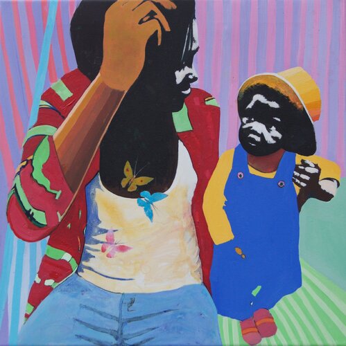 Talking with butterflies by Richard Heley, Painting for Sale on Singulart