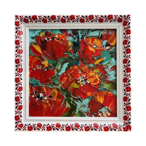 Colorful poppies di Svitlana Andriichenko, Pittura in vendita su Singulart