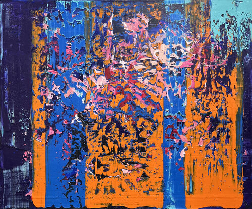 Flight through the evening flame van Svitlana Andriichenko, Schilderij te koop op Singulart