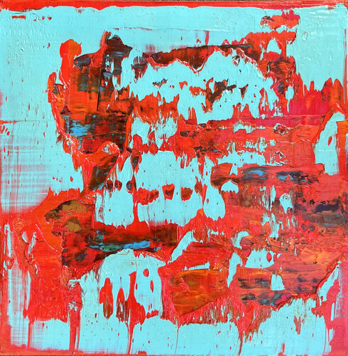 Face of a deity di Svitlana Andriichenko, Pittura in vendita su Singulart