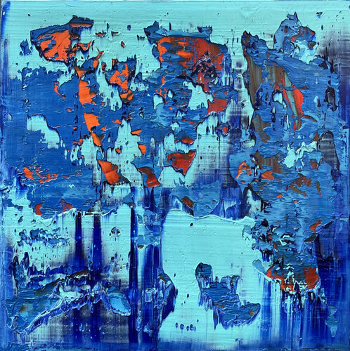 Dance of fire and ice van Svitlana Andriichenko, Schilderij te koop op Singulart