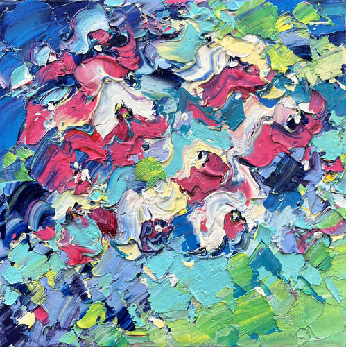 Garden in a dream van Svitlana Andriichenko, Schilderij te koop op Singulart