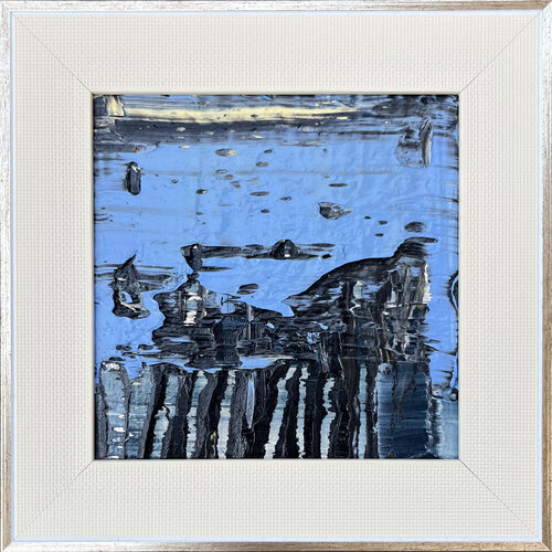 Mirage over black harbor van Svitlana Andriichenko, Schilderij te koop op Singulart