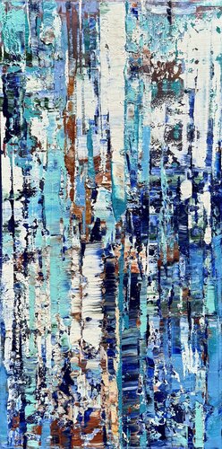 Forest in icy radiance van Svitlana Andriichenko, Schilderij te koop op Singulart
