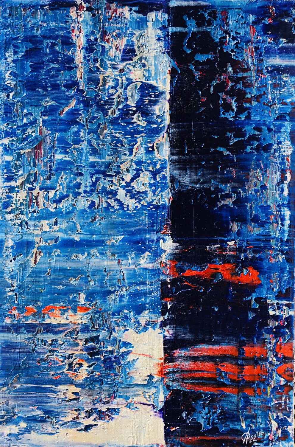 Frosty kiss.A89 Svitlana Andriichenko Originalgemälde zu verkaufen