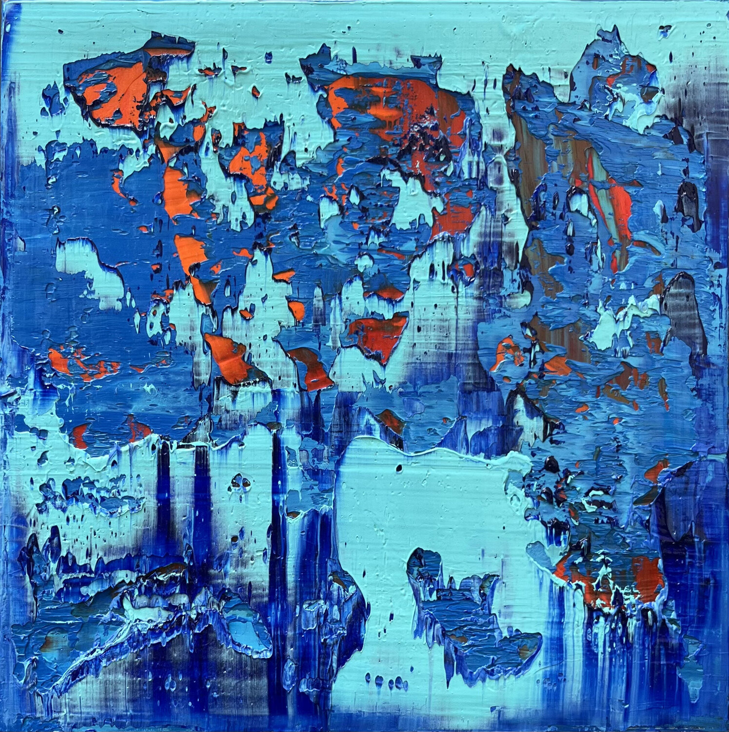 Dance of fire and ice Svitlana Andriichenko Origineel schilderij te koop