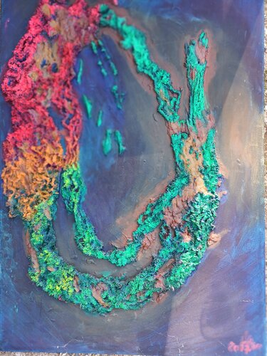 Atoll van Iris Hillmeister-Becker, Schilderij te koop op Singulart