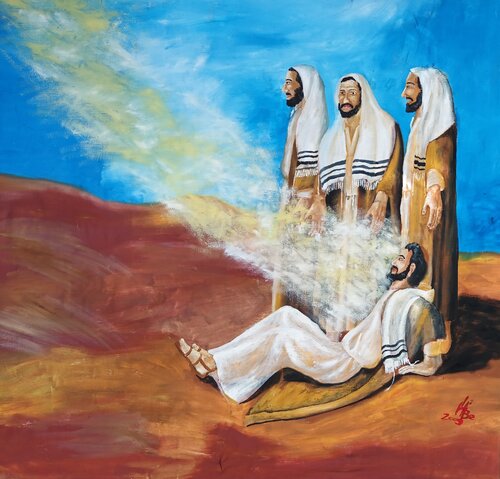 Bekehrung des Apostel Paulus by Iris Hillmeister-Becker, 油畫 for Sale on Singulart