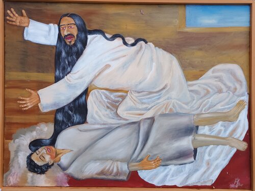 Elias Gebet von Iris Hillmeister-Becker, Malerei kaufen auf Singulart